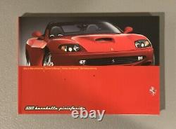 Ferrari 550 Barchetta Owners Manual (1698/01) Original, First Edition