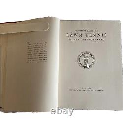 Fifty Years of Lawn Tennis in the United States Ltd Edition 1931
