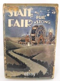 First Edition 1933 State Fair by Phil Strong Hard Cover with Dust Jacket