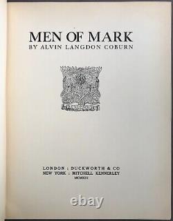 First Edition Alvin Langdon Coburn Men of Mark Duckworth & Co. 1913