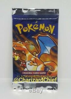 First Edition Base Set Booster Pack Charizard Original Brand New Factory Sealed