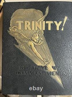 First Edition Book Trinity Break Ye My Commandments 1930