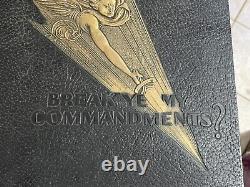 First Edition Book Trinity Break Ye My Commandments 1930