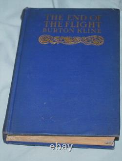 First Edition Double Autographed The End of Flight Burton Kline