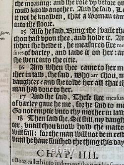 First Edition King James Bible 1611 The Great She Bible Rare True 1st Ed