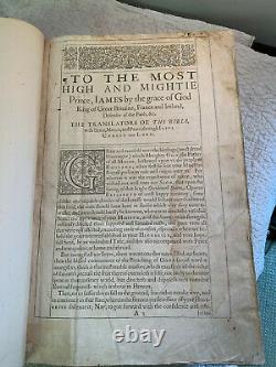 First Edition King James Bible 1611 The Great She Bible Rare True 1st Ed