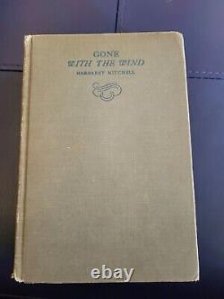 First Edition Margaret Mitchell Gone With The Wind The Macmillan Co. 1936