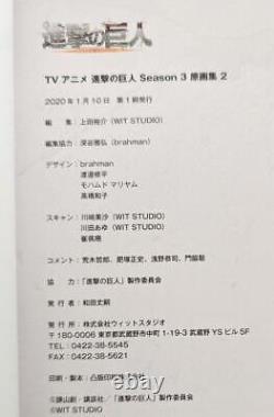 First Edition With Illustration Card Tv Anime Attack On Titan Season 3 Original
