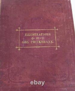 First edition Cruikshank Illustrations by Geo Cruikshank Rare Book 1870