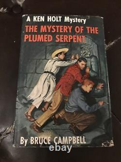 First edition Ken Holt #17 MYSTERY OF THE PLUMED SERPENT Bruce Campbell 1962 dj