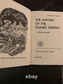 First edition Ken Holt #17 MYSTERY OF THE PLUMED SERPENT Bruce Campbell 1962 dj