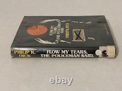 Flow My Tears The Policeman Said Philip K Dick 1st Edition 1974 Ex Library HC DJ