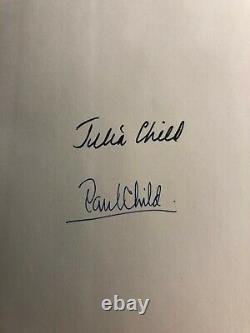 From Julia Child's Kitchen Hardcover Signed by Julia & Paul First Edition 1975