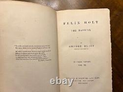 GEORGE ELIOT Felix Holt first edition mixed bindings