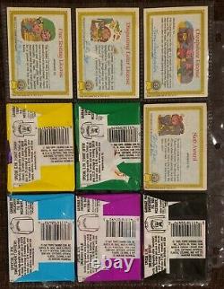 Garbage Pail Kids Original Series 1 GPK 1985 OS1 Matte 31-Card Set + 5 Wax Packs