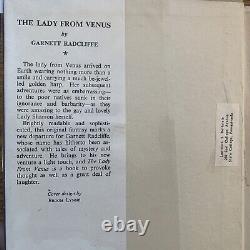 Garnett RADCLIFFE / The Lady from Venus First Edition Inscribed