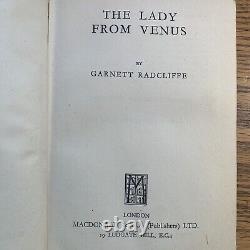 Garnett RADCLIFFE / The Lady from Venus First Edition Inscribed