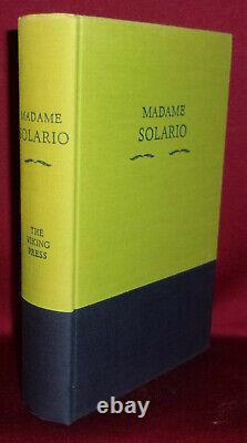 Gladys Huntington MADAME SOLARIO First edition 1956 Anonymous Scarce Novel Film