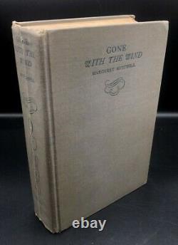 Gone With The Wind Margaret Mitchell 1936 First Edition June Printing 1936