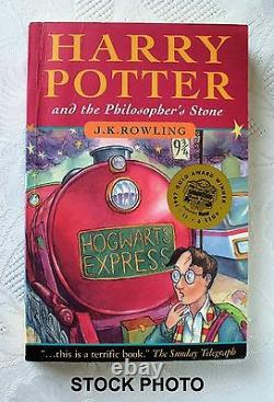 HARRY POTTER and the PHILOSOPHER'S STONE UK, First Edition PB Original Book