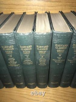 HARVARD CLASSICS SHELF OF FICTION! 1917 First Edition Complete Set Rare