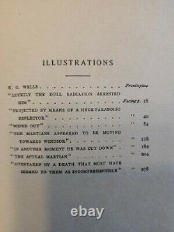 H. G. Wells- The War of the Worlds- First American Edition, Later Printing