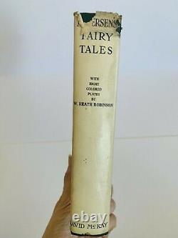 Hans Christian Andersen's Fairy Tales First Edition c. 1920 SCARCE with Dust Jack