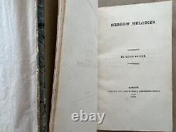 Hebrew Melodies by Lord Byron with 4 other vols. J Murray, 1st Edition (1815)