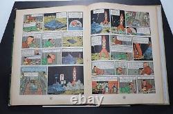 Herge Tintin 1954 First Edition Hardcover by Casterman On Marche Sur La Lune