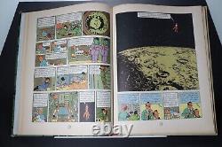 Herge Tintin 1954 First Edition Hardcover by Casterman On Marche Sur La Lune