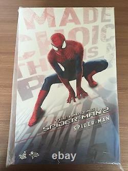 Hot Toys MMS 244 The Amazing Spiderman Spider-Man 2 Figure (Normal Version) NEW
