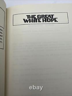 Howard Sackler / The great white hope First Edition 1968 Literature G3