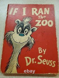 If I Ran The Zoo by Dr. Seuss 1950 Hardcover