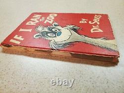 If I Ran The Zoo by Dr. Seuss 1950 Hardcover