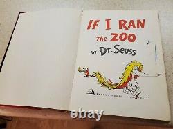 If I Ran The Zoo by Dr. Seuss 1950 Hardcover