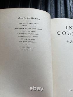 In All Countries By John Dos Passos 1934 First Edition Hardcover & Dust Jacket