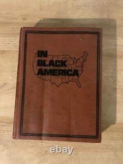 In Black America 1970 First Edition Jules Pollack Deluxe Edition Leather Bound