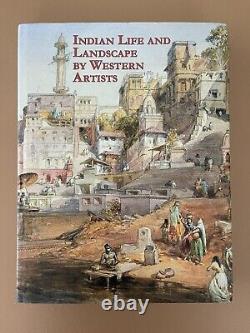 Indian Life And Landscape By Western Artists Hardcover First Edition in Jacket
