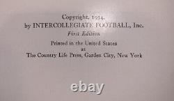 Intercollegiate Football 1869-1934, Walsh, First Edition In Rare Dj, Sports