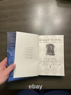 JK Rowling SIGNED 1st Edition 1st Print Harry Potter Order Of The Phoenix