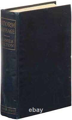 James HILTON / Storm Passage First Edition 1922
