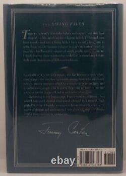 Jimmy Carter Signed Living Faith First Edition Full Signature