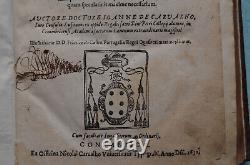 Joanne De Carvalho First Edition Novus et methodicus tractatus. Conimbriae 1631