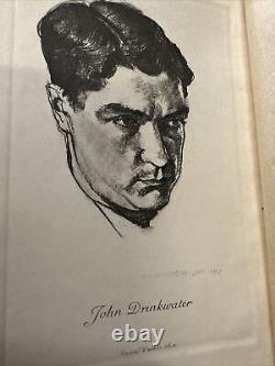 John DRINKWATER / Selected Poems First Edition 1922 Fabulous Box Set