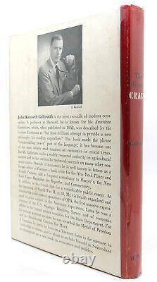 John Kenneth Galbraith THE GREAT CRASH 1929 1st Edition 2nd Issue