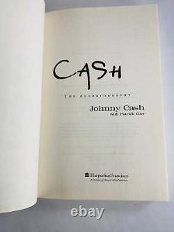 Johnny Cash FIRST EDITION vintage autobiography book with Patrick Carr circa 199