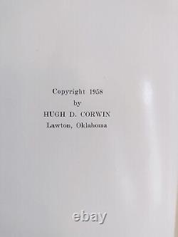 KIOWA INDIANS History & Life Stories Hugh Corwin HC 1958 1st Edition SIGNED VG