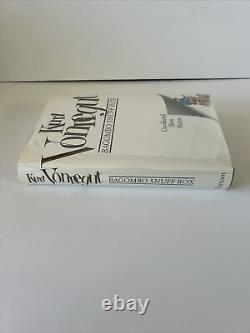 KURT VONNEGUT SIGNED Bagombo Snuff Box 1999 1st Edition 1st Printing HCDJ Nice