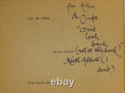 Keith Abbott / Joie de vivre 1st Edition 1972 Poetry