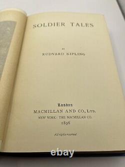 Kipling, Rudyard SOLDIER TALES First Edition